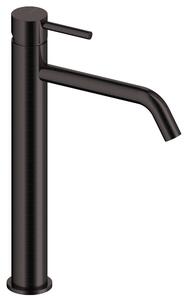 SANYCCES LOOP ColdOpen Miscelatore monocomando per lavabo 36,3 cm, nero metallizzato