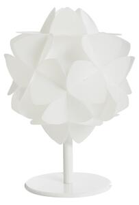 Abat-Jour in sandylex pearl Cotton Light �23xh31 cm Bianco