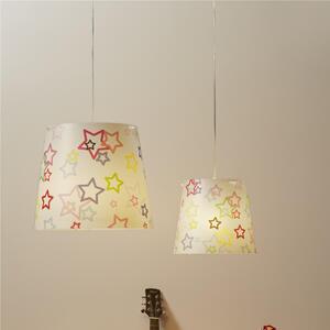Lampada a sospensione per camerette KONE Piccola � 30xh 27 cm in multicolor Stelle