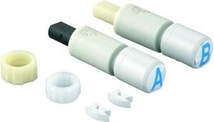 Ammortizzatore Grohe 49528 per sedile WC in Vetroceramica Bau con funzione soft close bianco, 49528000