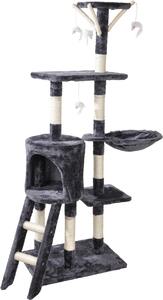 Albero da graffio 138cm albero per gatti albero da arrampicata in sisal albero da graffio per gatti albero da gioco grotta
