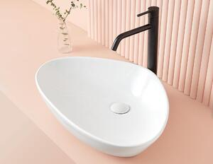 Lavabo da appoggio BERGAMO 59 x 39 x 14h cm, bianco