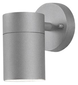 Konstsmide Modena Big applique in alluminio laccato grigio con vetro trasparente