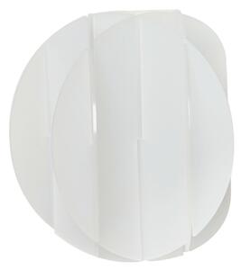 Applique in metacrilato ALLEGRETTA 24x24xh17 cm bianco satinato