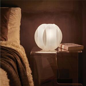 Lampada da tavolo in metacrilato ALLEGRETTA �22 cm bianco satinato