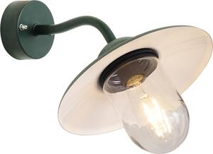 Lampada da parete per esterni verde scuro IP44 Monaco di Baviera