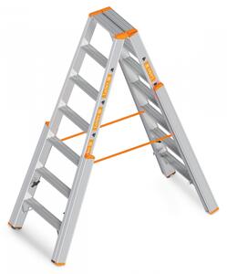 Layher Topic 1062 Scala a pioli con 8 gradini 3,40 m AH