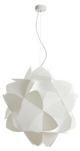 Lampada a sospensione 3 luci sandylex pearl Cotton Light �63 cm bianco