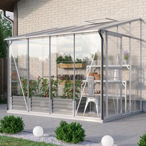 Serra addossata Vitavia "Osiris 5200" alluminio anodizzato 5,2 m² Vetro di sicurezza temperato da 3 mm, HKP da 6 mm