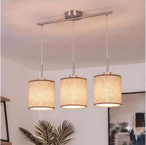 Brilagi - Lampadario LED a sospensione con cavo NUBILA 3xE27/60W/230V marrone