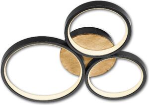 Casa NOVA Plafoniera CIRCLES LWH 40x46x8 cm nero Lampada da soffitto