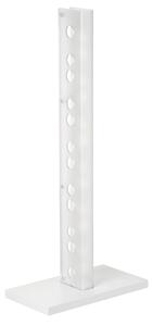 Portabottiglie da terra in Cristallo acrilico Dimensioni 45x26xh102 cm - peso 4,7 kg Perbacco contiene 12 bottiglie in Metacrilato Bianco satinato