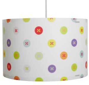 Lampada a sospensione per camerette CYLINDER Piccola � 30xh 19,6 cm in multicolor BOTTONI