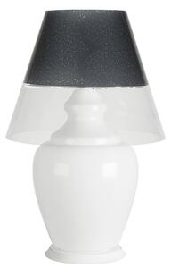 Lampada da terra per interno ANGIPU' � 59xh 88 cm Paralume in metacrilato opalino nero