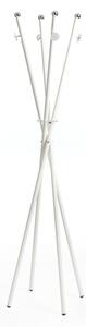 Appendiabiti in metallo verniciato richiudibile Kebab �40 xh180cm Pomelli Colore Bianco