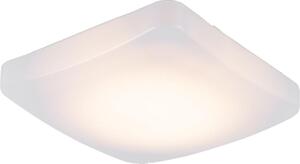 Lampada da soffitto a LED, quadrata, bianca, dimensioni 21,8 cm