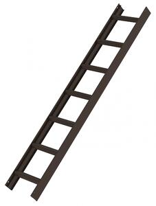 Scala da tetto marrone 7 pioli