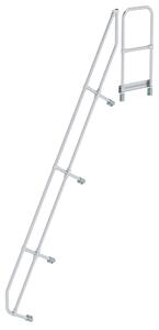 Scala con piattaforma 60° Secondo corrimano per 13 gradini Inclinazione 60°