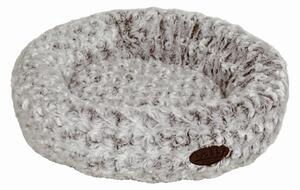 Cuccia Donut "Arusha" 45 cm marrone/bianco
