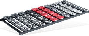 Piastra a doghe 80x200cm Terra Med T Flex rigida non regolabile a 5 zone Pronta per il montaggio