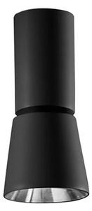 Plafoniera perenz kone 8494 n lc led 900lm metallo nero opaco orientabile - Perenz