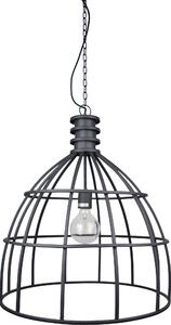 Lampada a sospensione Tube Ø50 x 60, stile vintage, nera