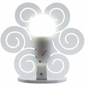 Lampada da Tavolo 23x15xh23 cm ICCI Bianco Satinato