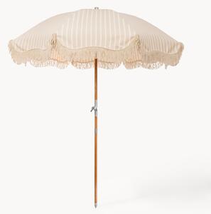 Ombrellone pieghevole con frange Retro, Ø 180 cm