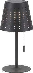 JUST LIGHT Lampada da tavolo a LED MANDY IP44 antracite Soggiorno, area esterna; ad es. soggiorno, sala da pranzo, camera da letto, terrazza, balcone 19650-13