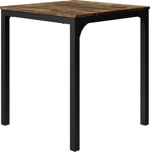 Tavolo da pranzo Vicco Fyrk Nero/quercia rustico 70 x 70 cm, Model 51767