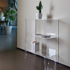 Libreria NAIF 3 - 71x30.5h90 cm Bookcase Struttura in metacrilato spessore 8 mm Portata max: 30 kg
