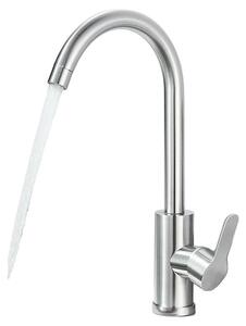Miscelatore per cucina, acciaio inossidabile, erogatore flessibile, finitura spazzolata nichel A, finitura spazzolata nichel A