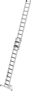 Scaletta a 2 sezioni con traversa nivello® e clip-step R13 2x12 gradini