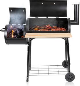 BBQ Collection 2-in-1 Smoker BBQ a carbonella - Barbecue da giardino - Griglie per barbecue e affumicatori 104 x 58 x 114 cm