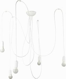 Lampada a sospensione vintage "Spider" cavo metallico bianco 5 luci lampada a sospensione soggiorno sala da pranzo tavolo da pranzo
