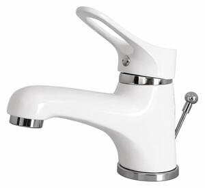 Rubinetto per lavabo da bagno, rubinetto bianco