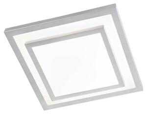 Casa NOVA plafoniera CLIPPER III LWH 41x41x9 cm argento plafoniera