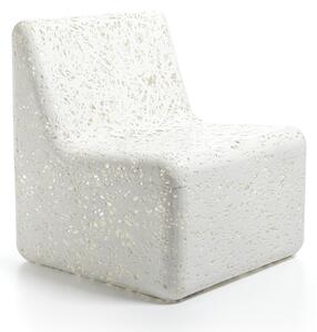 Poltrona CORA in Materiale Plastico Termofuso 68x69xh77 cm colore Bianco