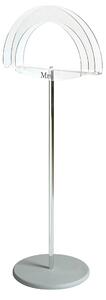 Servomuto Appendiabiti in metacrilato ROBIN 43x32xh113 cm Trasparente