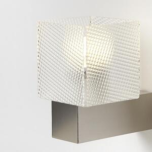 Applique Lampadario da muro DIDODADO con supporto in acciaio satinato paralume Spectral