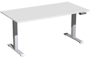 Tavolo Elevate Plus 1600x800x630-1280mm argento/grigio chiaro