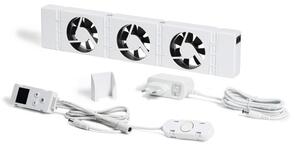 Ventilatore radiatore Mono Set, 1 pezzo, estremamente silenzioso, per pompe di calore