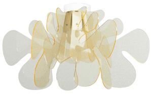 Plafoniera da soffitto in metacrilato ARALIA �53xh23 cm Medio, E27 Lampadine1 x 42 W max - E27 HGS colore texture gold