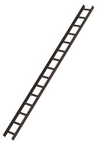 Scala da tetto, 15 pioli, marrone 11143