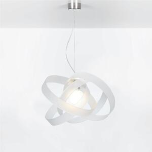 Sospensione in metacrilato NUVOLA � 56xh36 cm colore bianco satinato