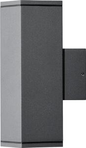 Konstsmide Monza Up & Down alluminio laccato antracite, vetro trasparente, riflettore 7907-370