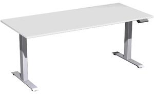 Tavolo Elevate Plus 1800x800x630-1280mm argento/grigio chiaro