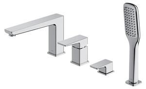Omnires PARMA PM7432CR Rubinetto per vasca a 4 fori, cromato