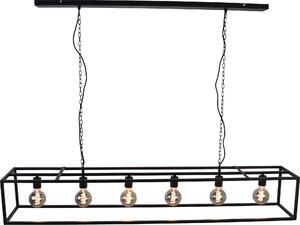 Lampada a sospensione Frame XL nera 160 cm