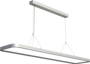 DOTLUX Lampada a sospensione LED STUDIOfree 60-80W 4000K dimmerabile DALI grigio argento